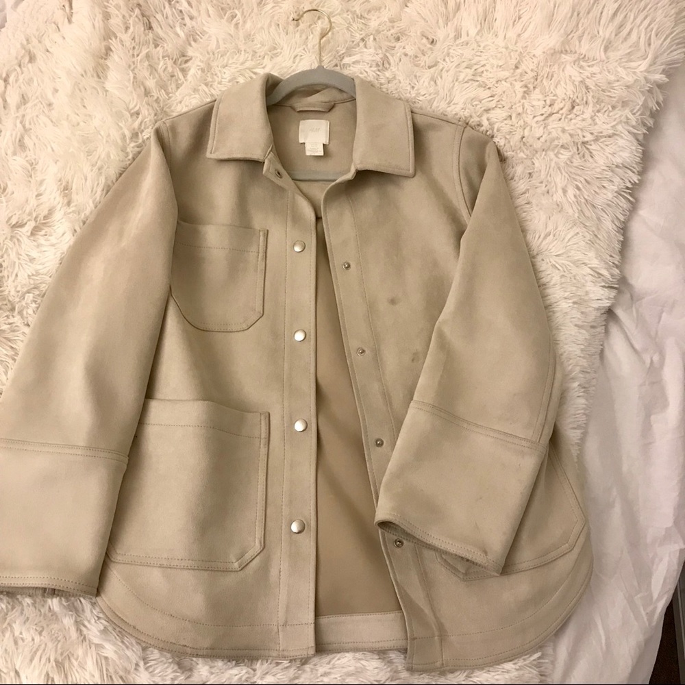 H&M SUEDE JACKET